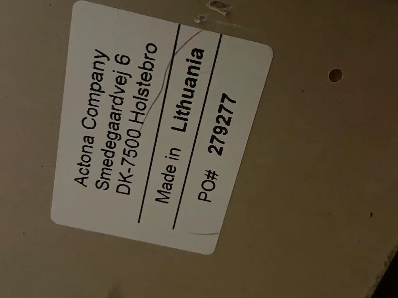 Billede 8 - Hvidt spisebord med sort kant fra Ilva