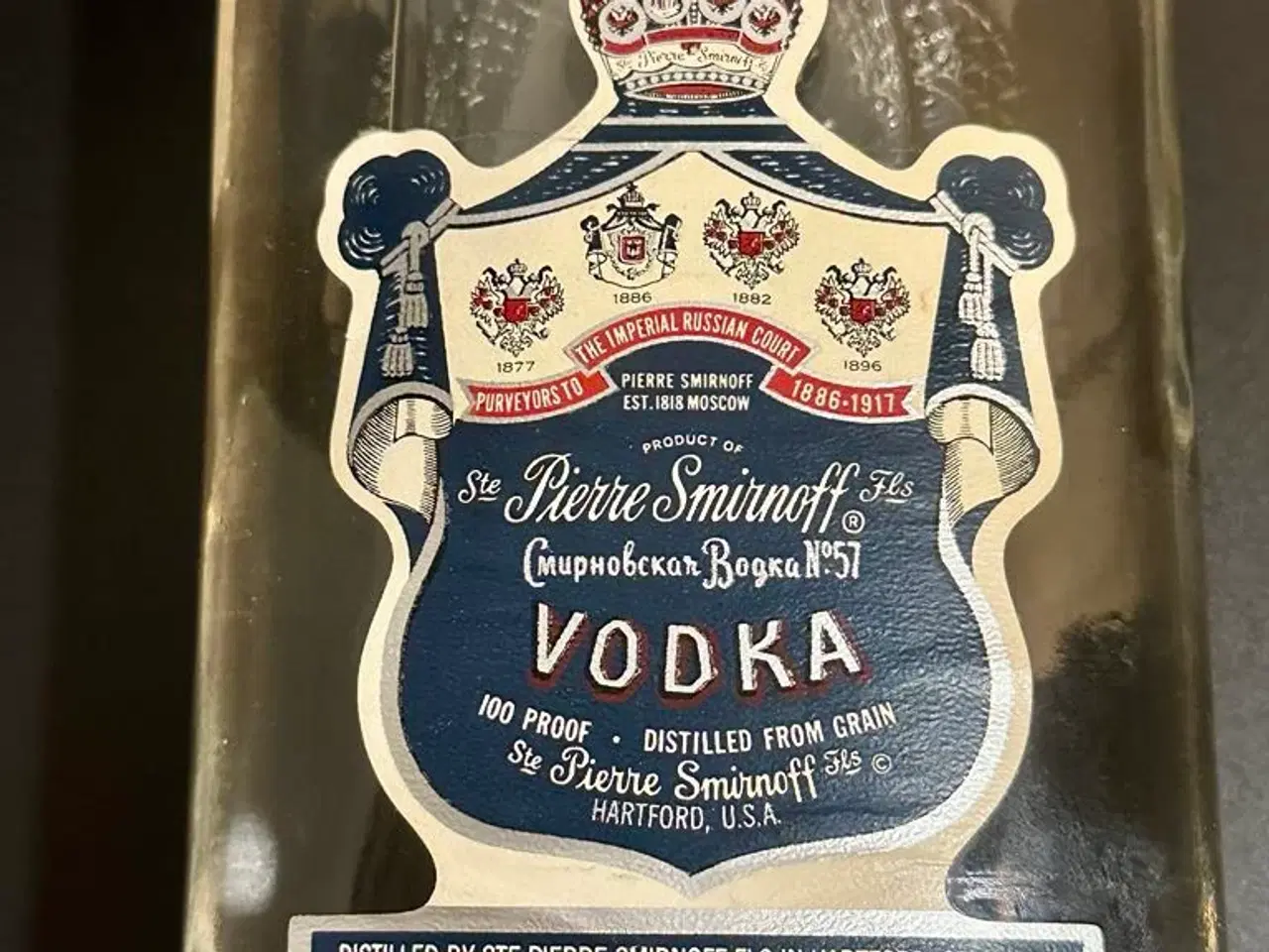 Billede 7 - Rødvin Torre Oria 1990 og vodka SMIRNOFF fra 1977 