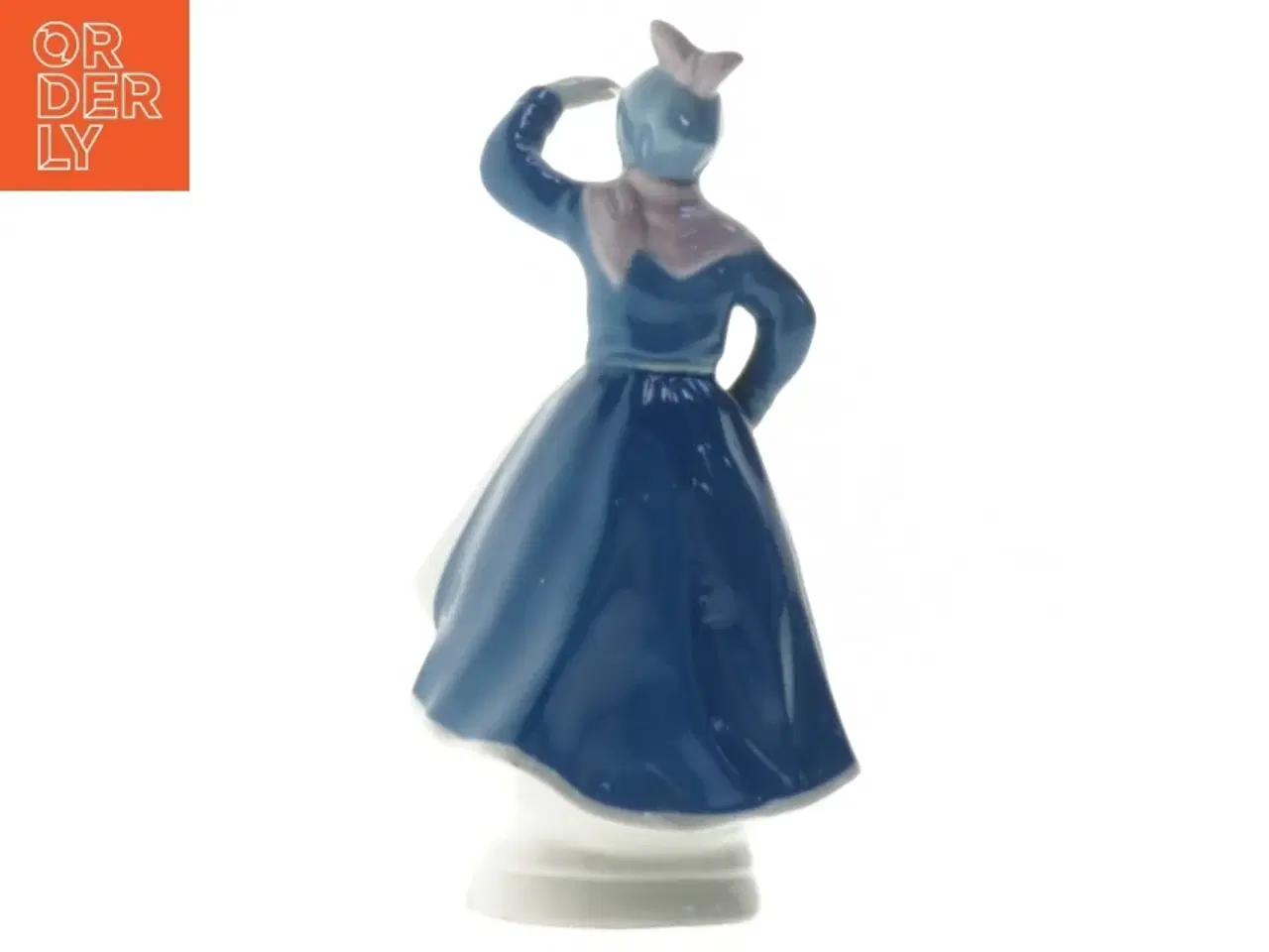 Billede 4 - Porcelænsfigur af kvinde (str. 17 cm)