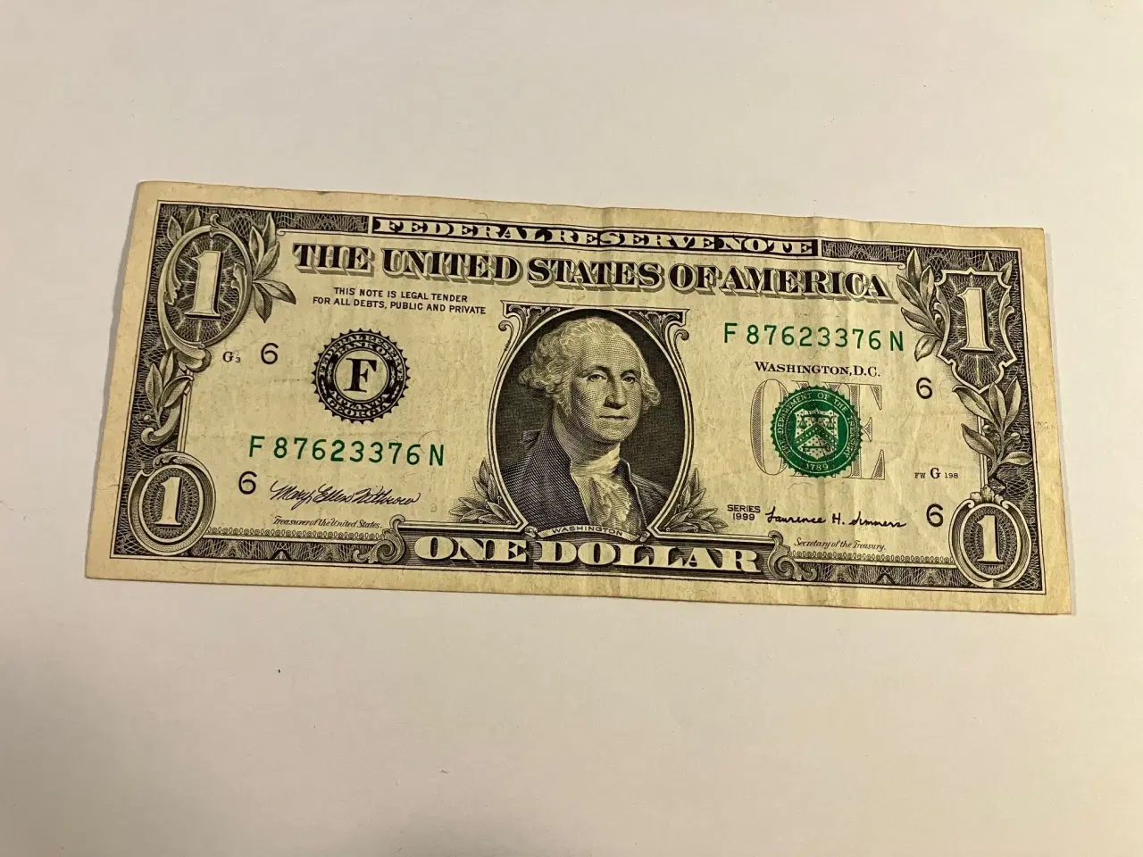 Billede 1 - One Dollar USA 1999