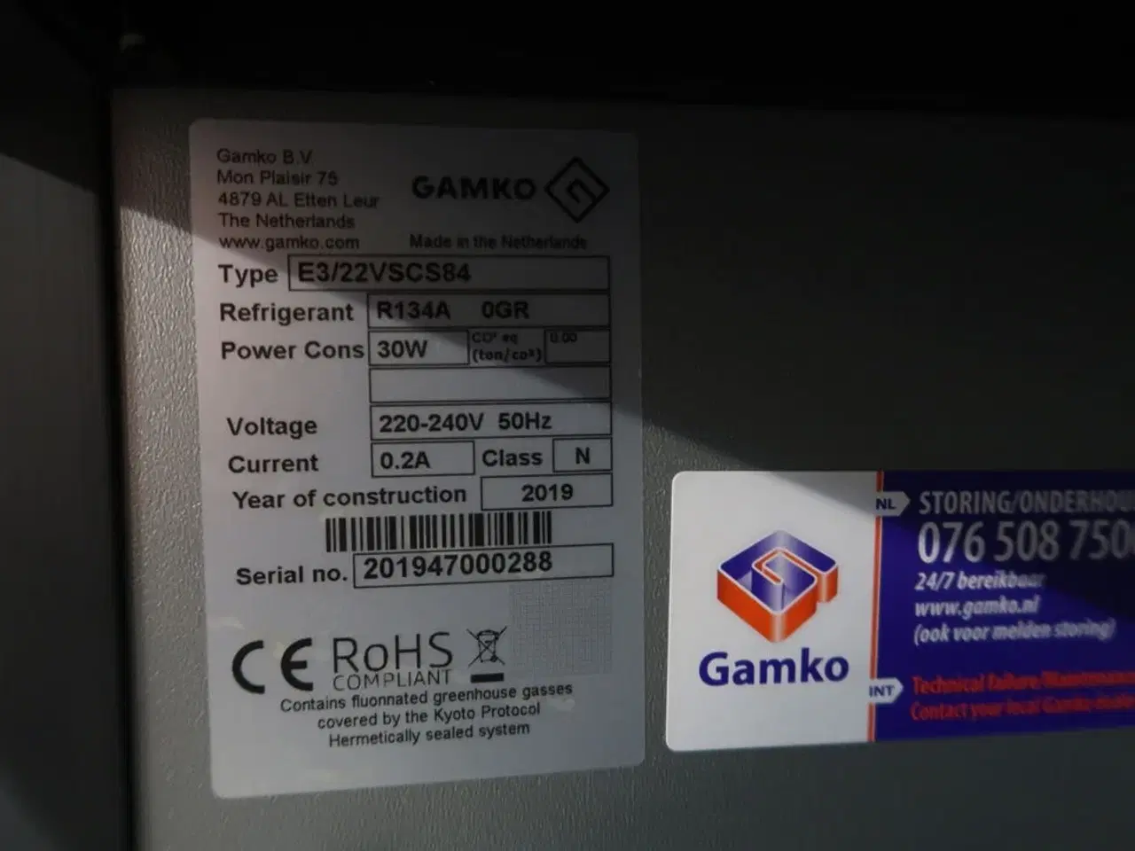 Billede 5 - Gamko E3/22VSCS84 flaskekøler