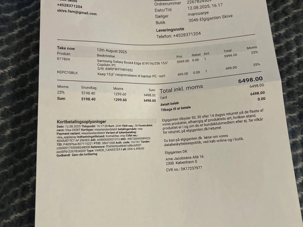 Billede 5 - Samsung Galaxy book4 edge 