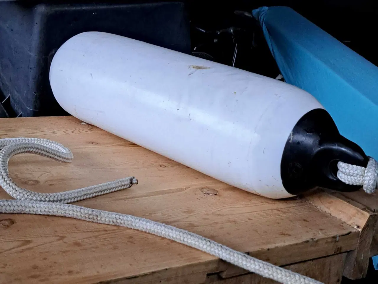 Billede 1 - Dan fender 623 hvid/sort top