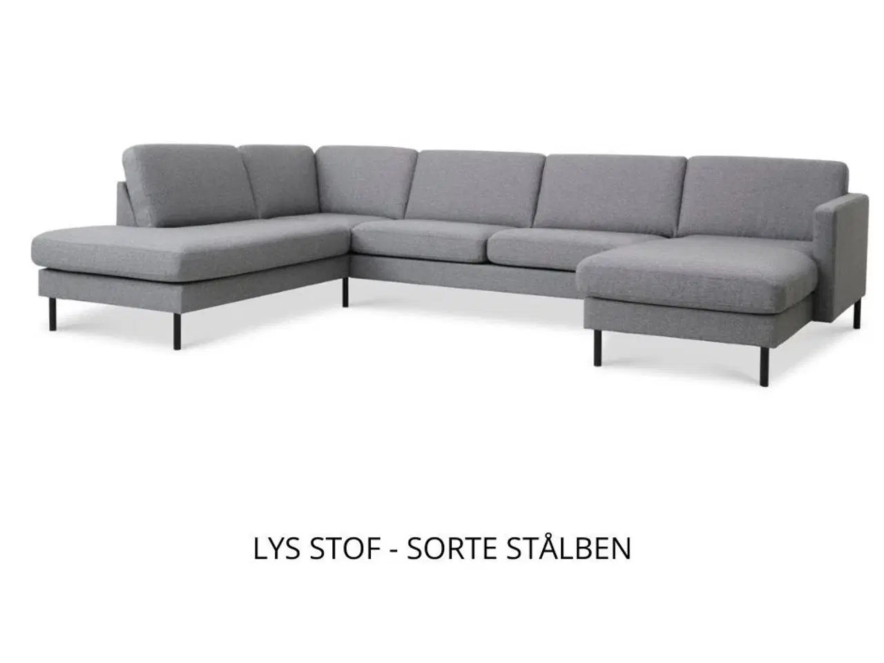 Billede 16 - Ny u-sofa stof eller læder. 