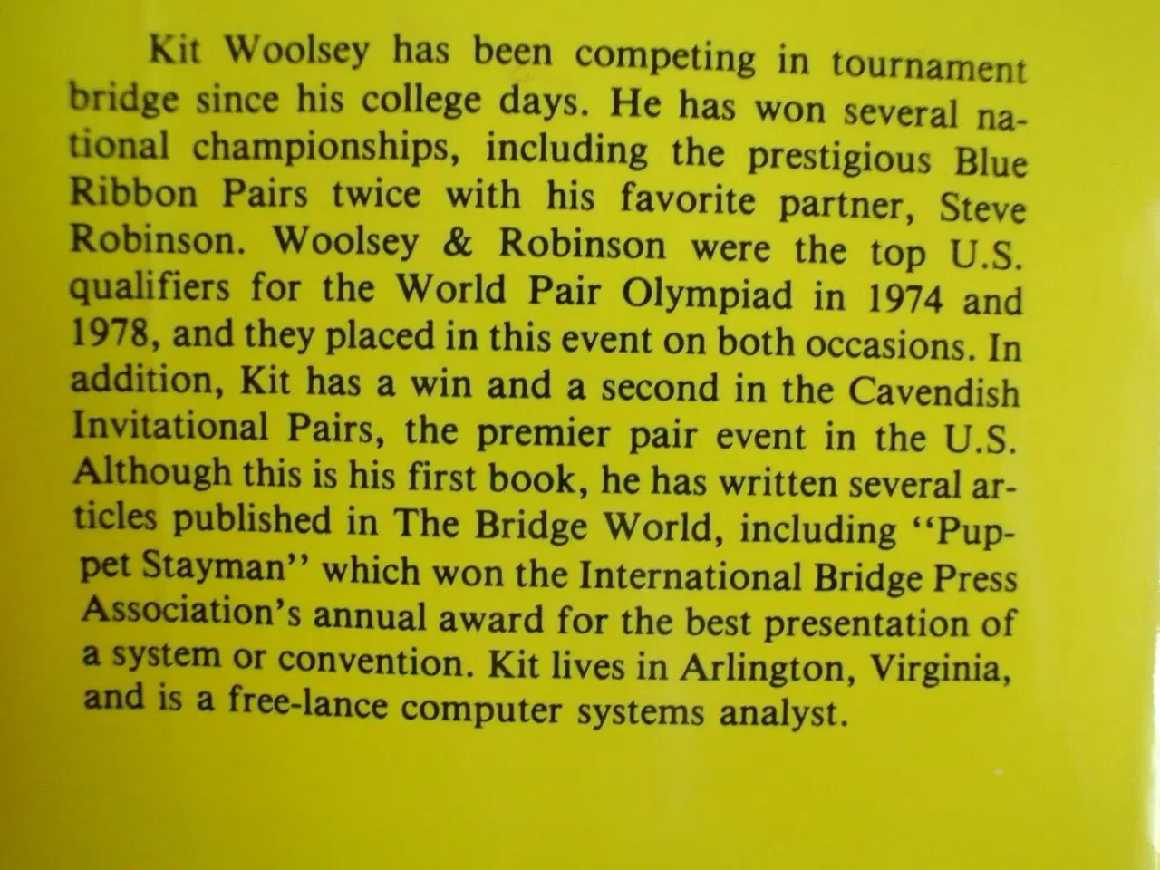 Billede 3 - partnership defense in bridge, by kit woolsey, emn