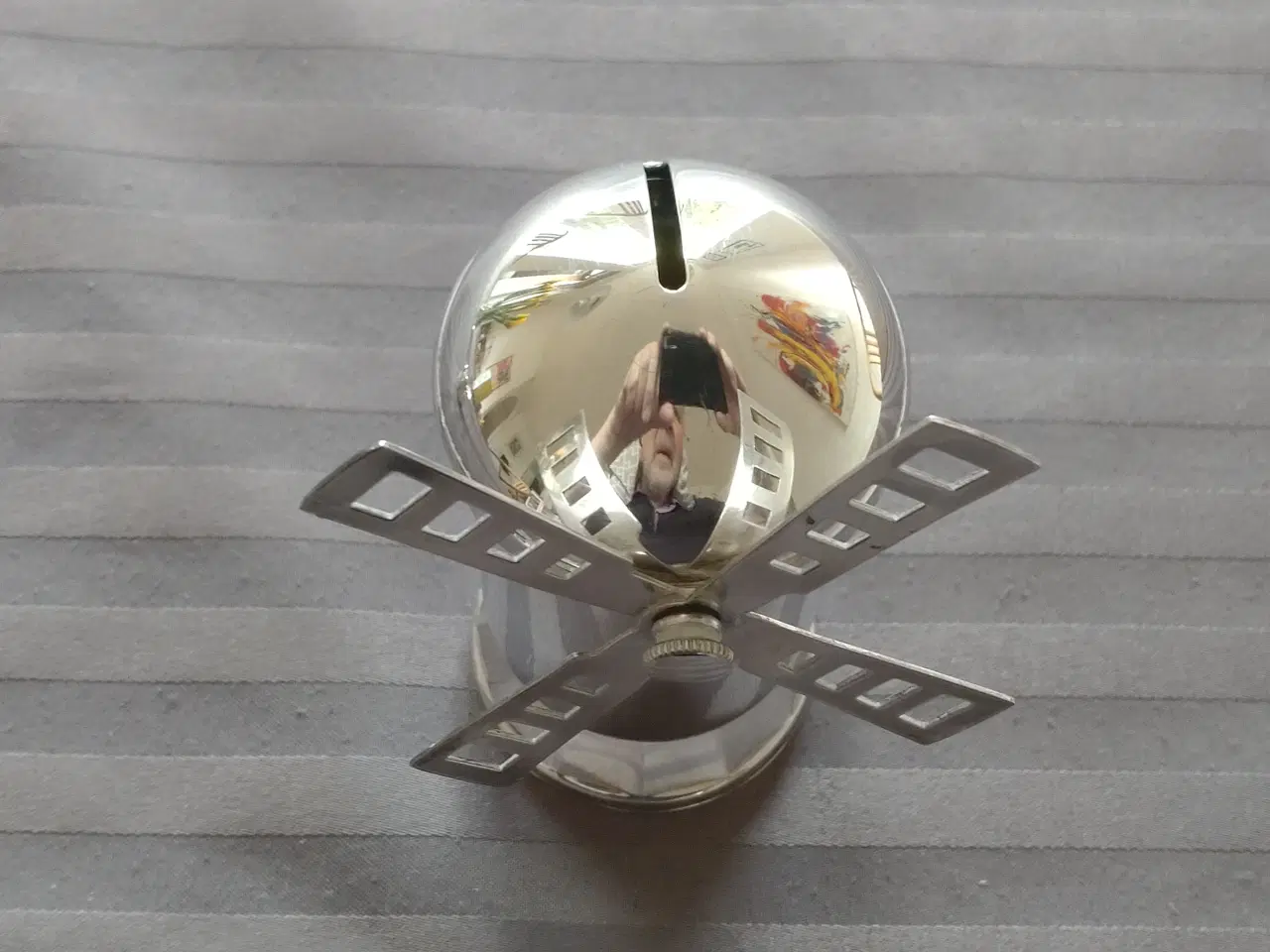 Billede 3 - Cohr Sparebøsse mølle sølvplet