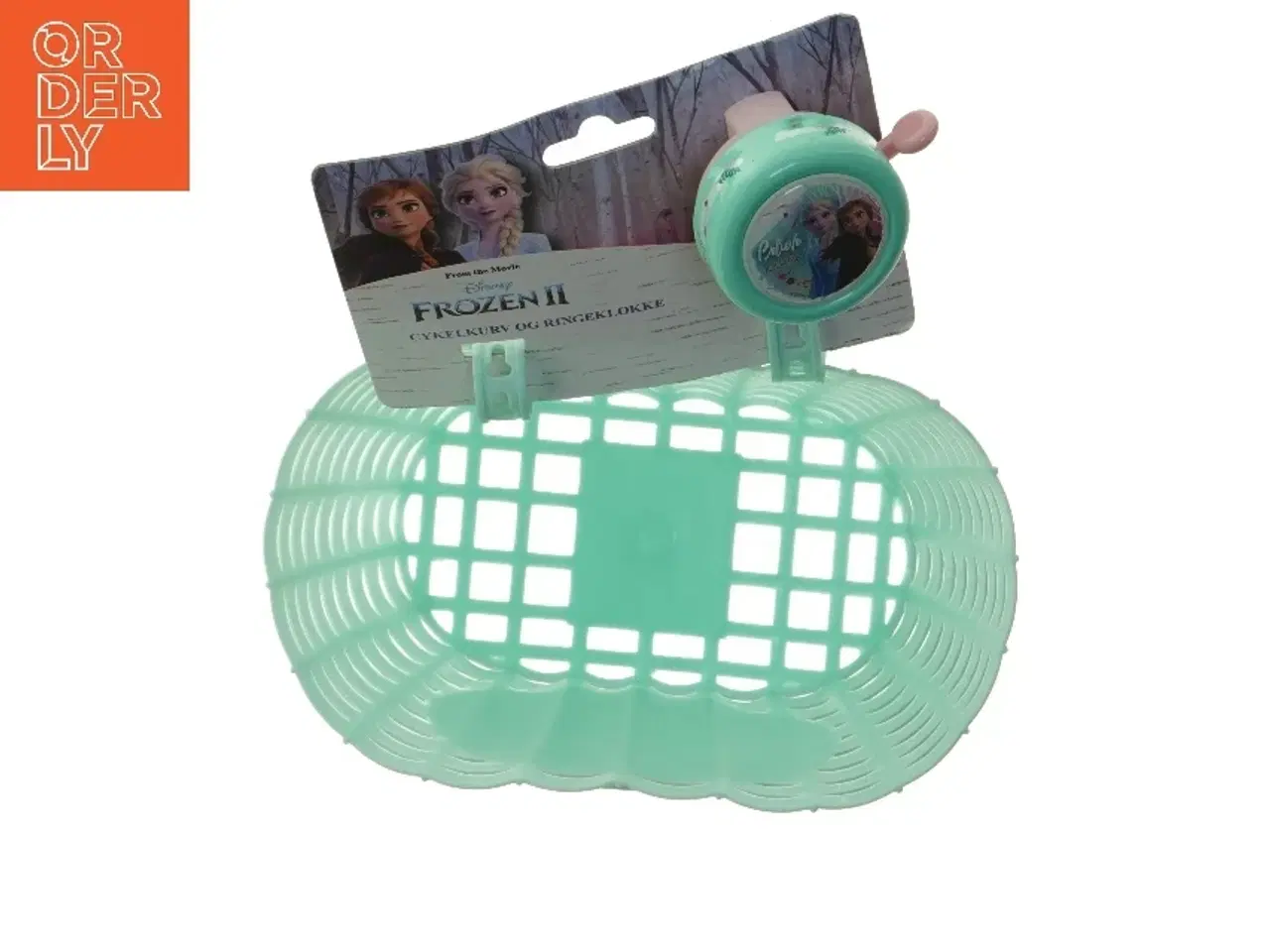 Billede 2 - Disney Frost II cykelkurv og ringeklokke fra Disney (str. 22,5 cm)