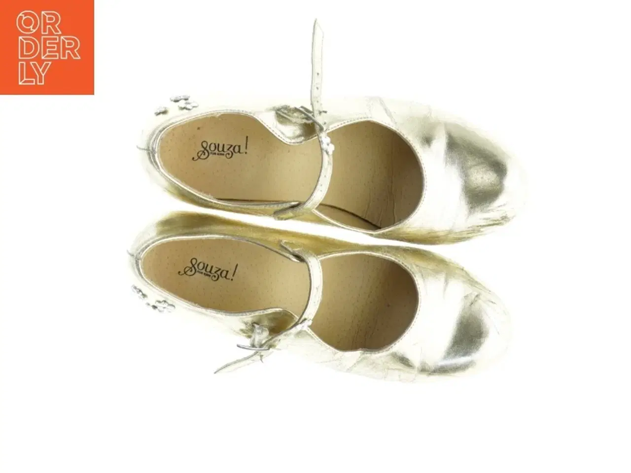 Billede 6 - Guldsko med hæl fra Souza (str. 33)