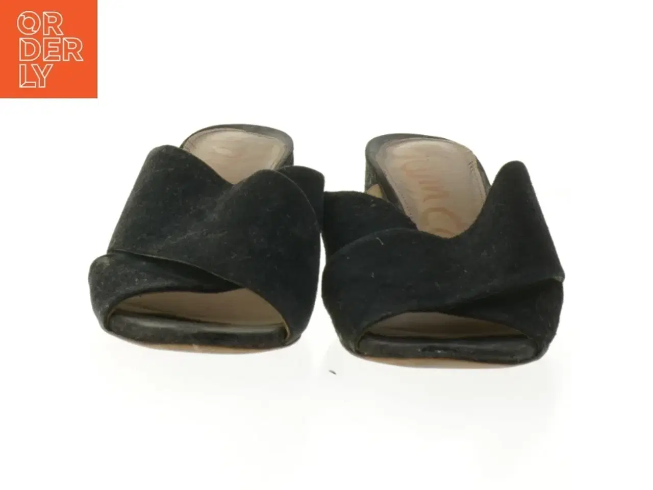 Billede 4 - Kvinde sort sandaler med hæl (str. Længde, 25 cm)