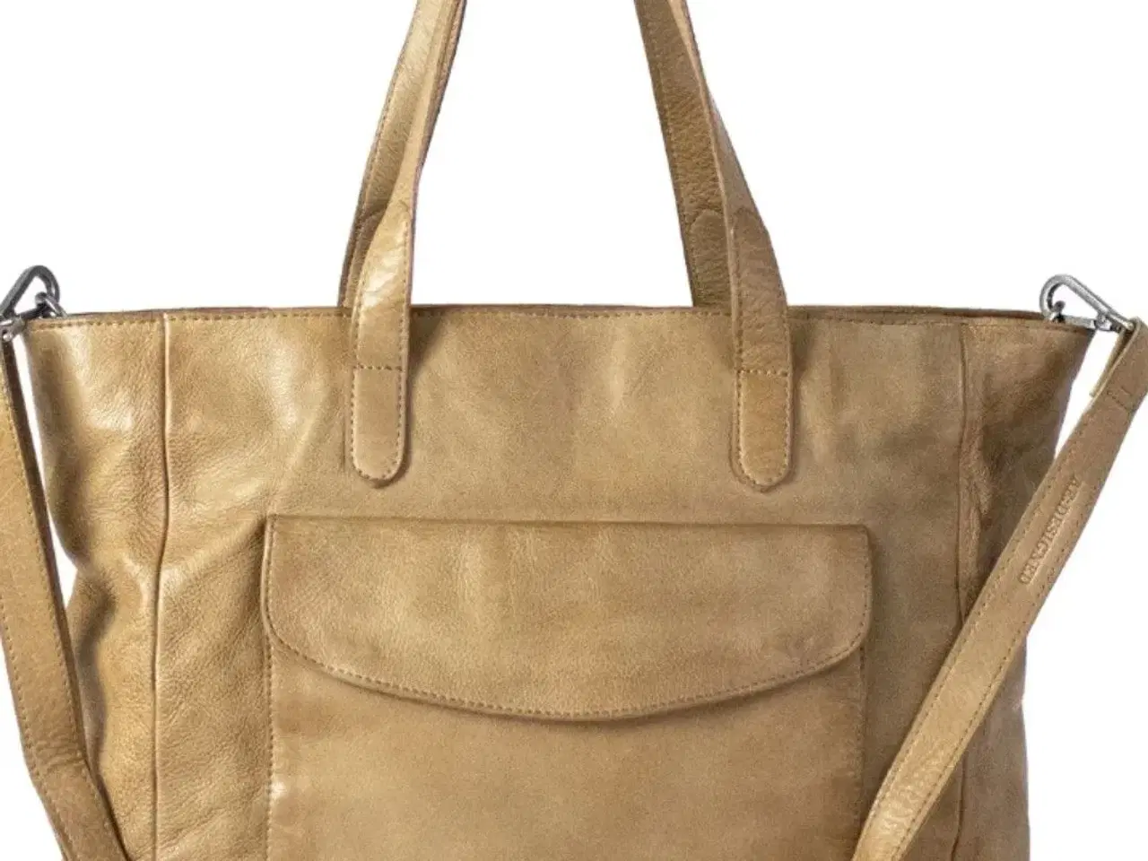 Billede 2 - Læder/skind shoppingbag Re:designed