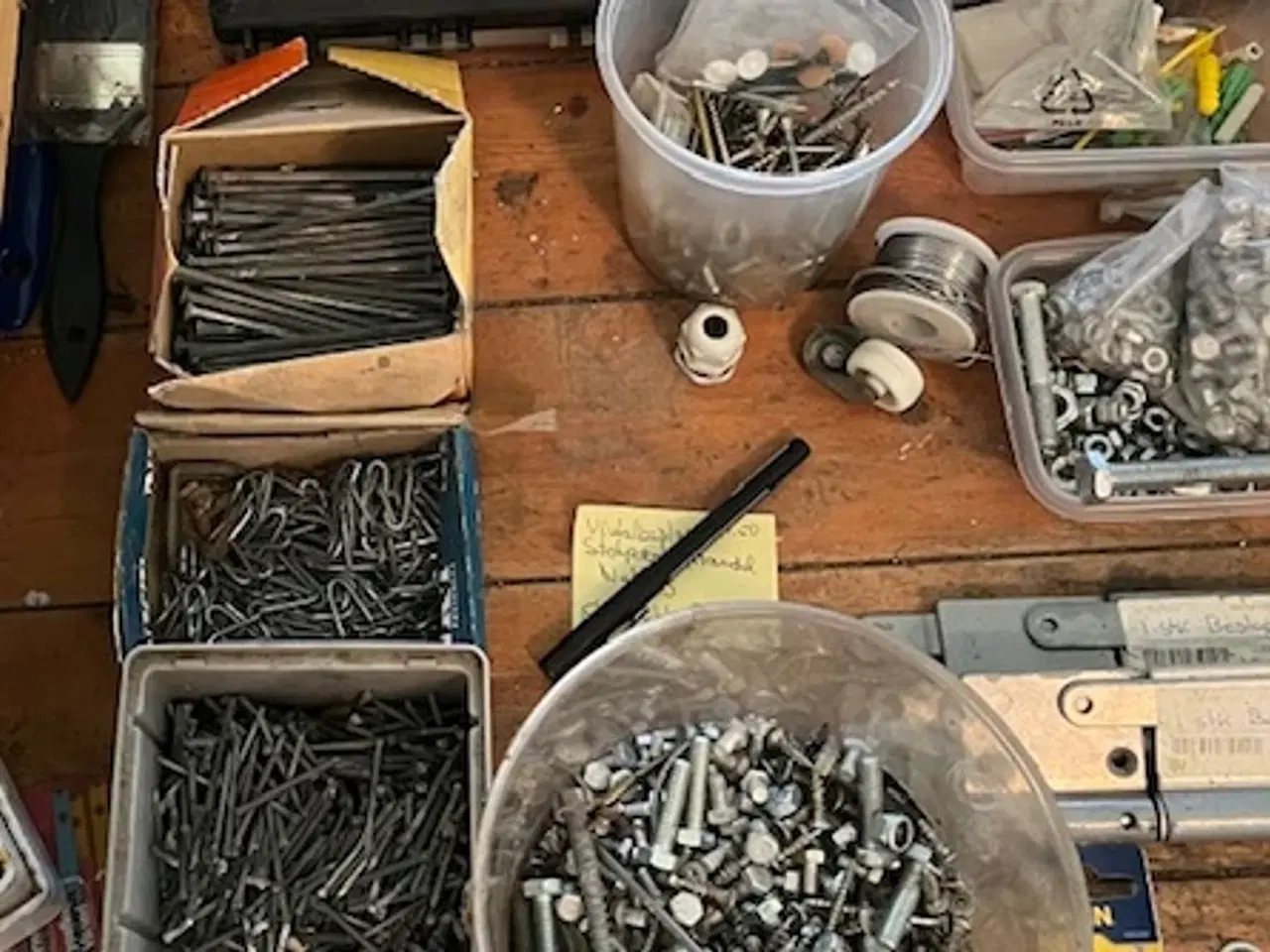 Billede 7 - Skruer, søm, vinkelbeslag, værktøj m.m.