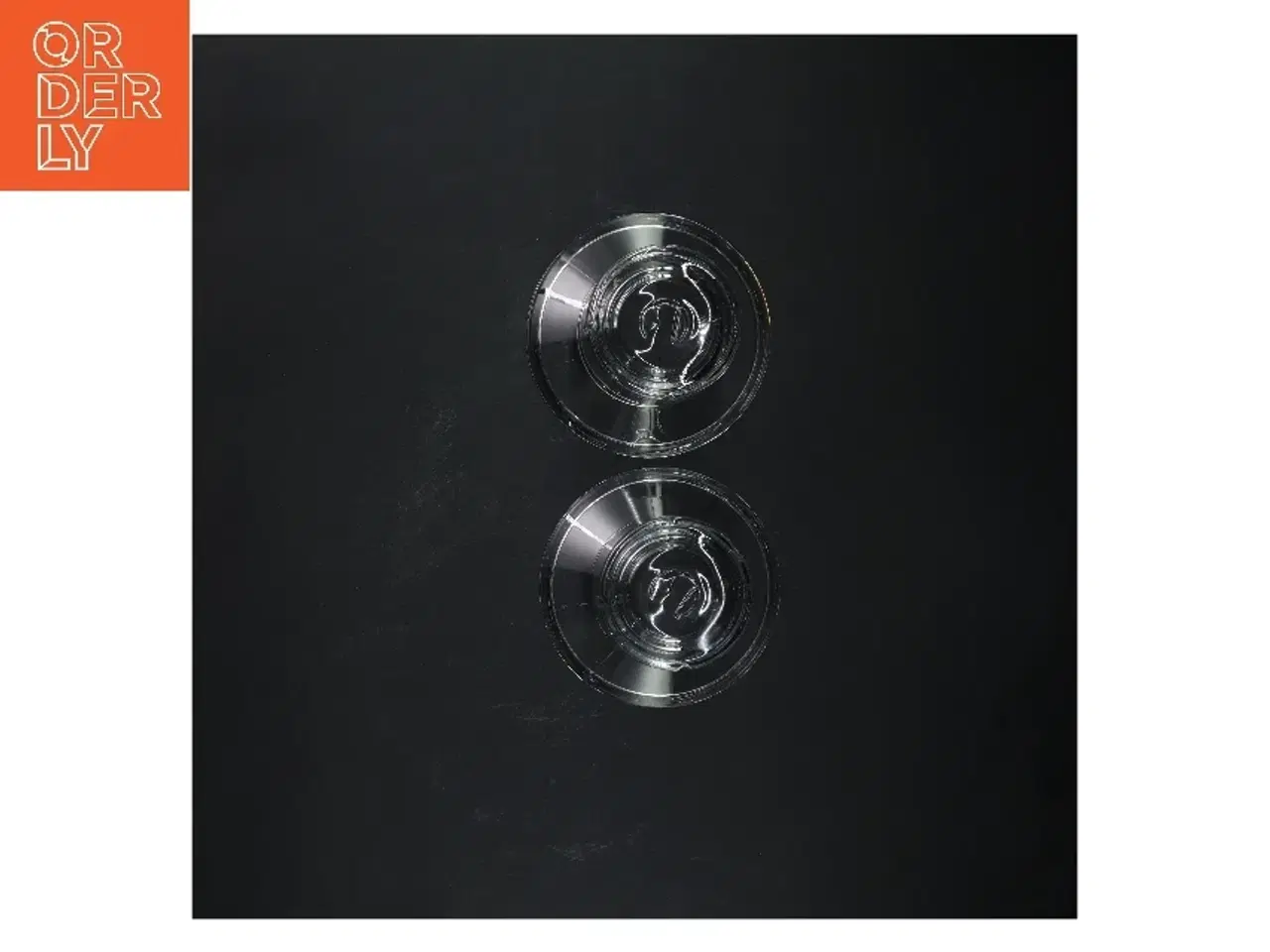 Billede 2 - To glas fyrfadsstager fra Rosendahl (str. Ø 11 cm)