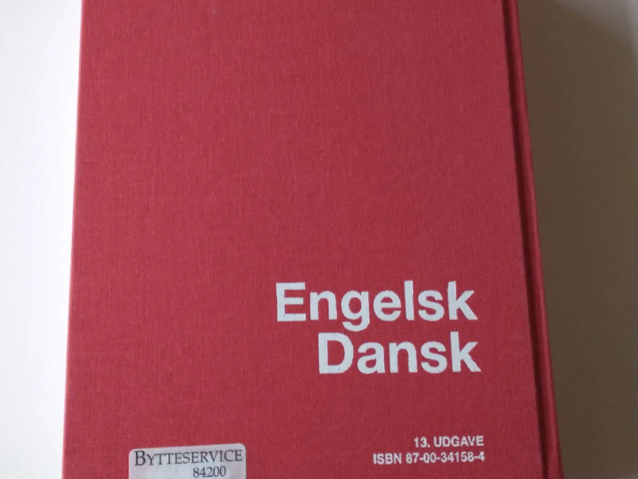 Billede 2 - Engelsk-dansk ordbog (Gyldendals røde ordbøger)