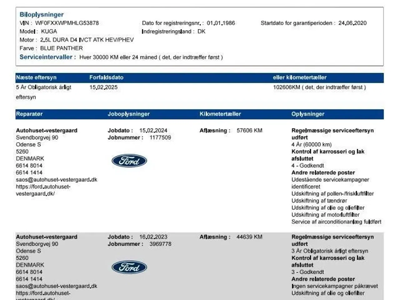 Billede 18 - Ford Kuga 2,5 Plugin-hybrid Vignale CVT 225HK 5d Trinl. Gear