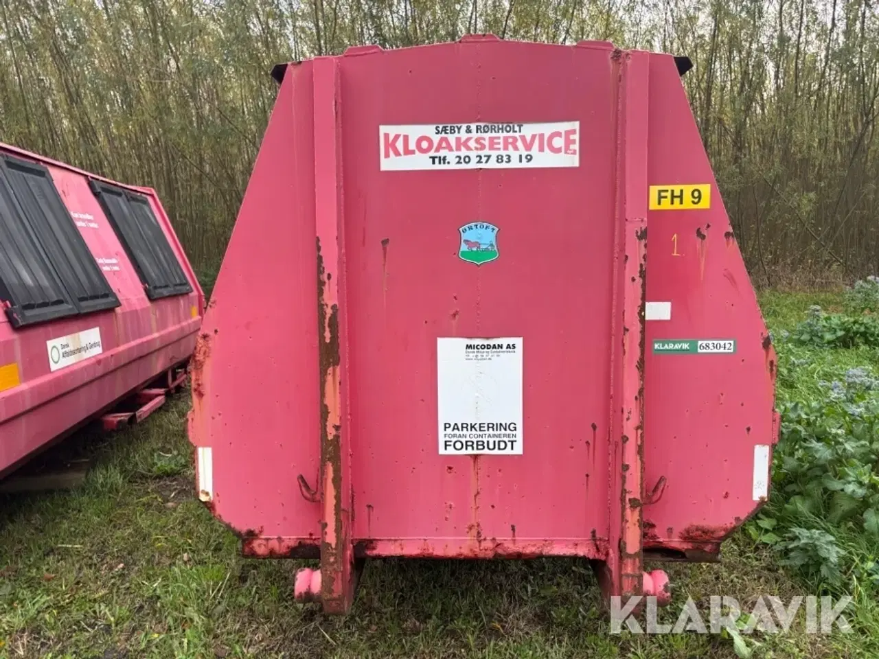 Billede 8 - Miljøcontainer Miljø-Art 4000 type L 3/3 mm