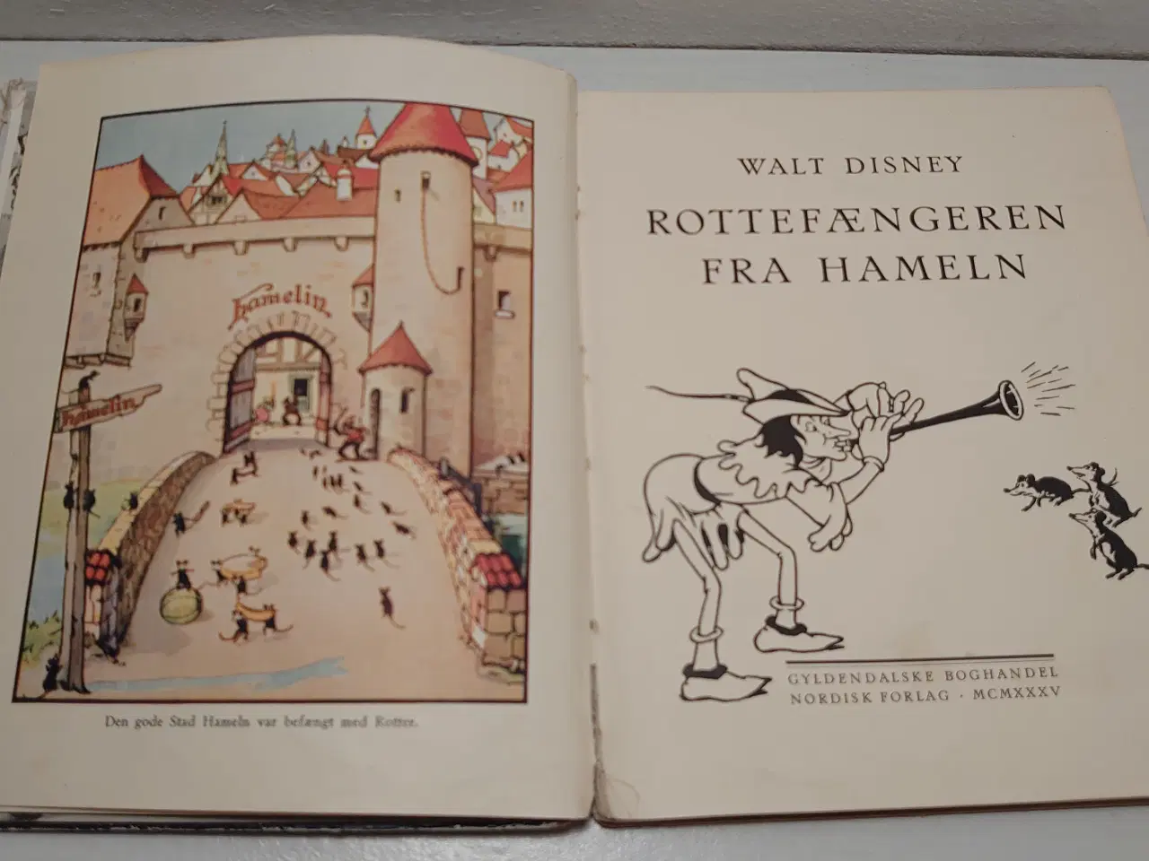 Billede 4 - W.Disney:Rottefængeren fra Hameln. Gyldendal 1935