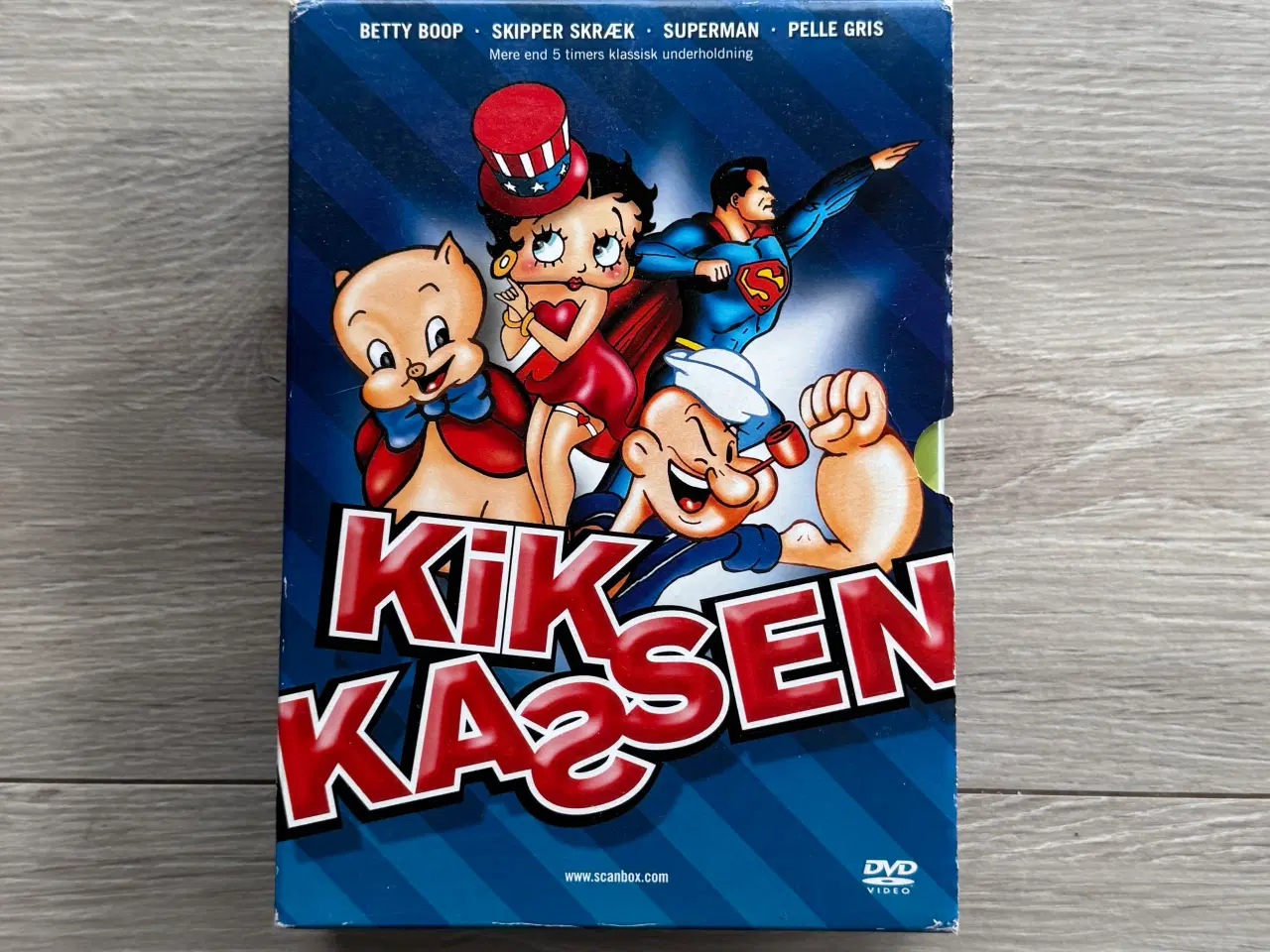Billede 1 - Kik Kassen med kendte tegnefilm
