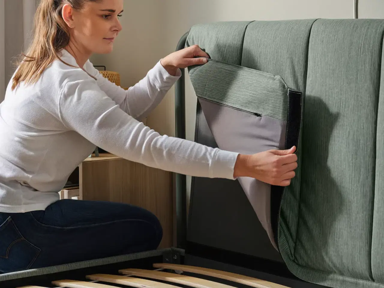 Billede 7 - Sengestel og madras IKEA