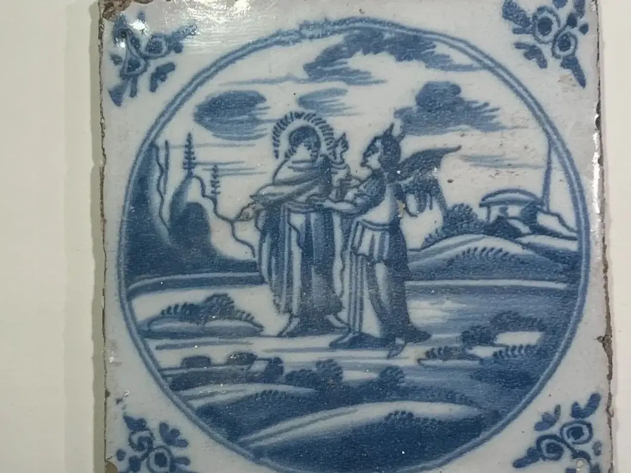 Billede 4 - Hollandske Delft klinker med religiøse motiver