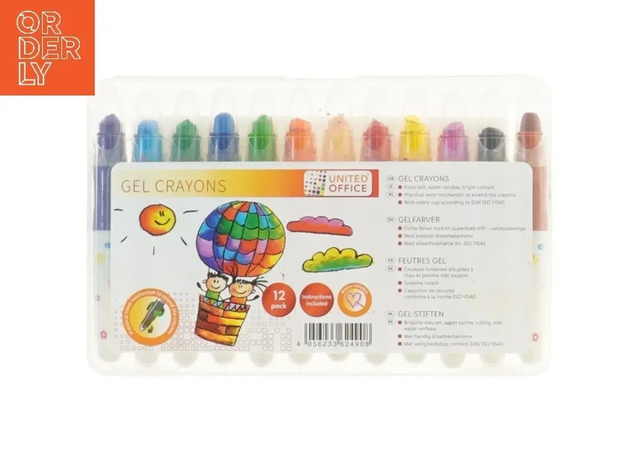 Billede 1 - Gel farveblyanter sæt (str. 14 cm)