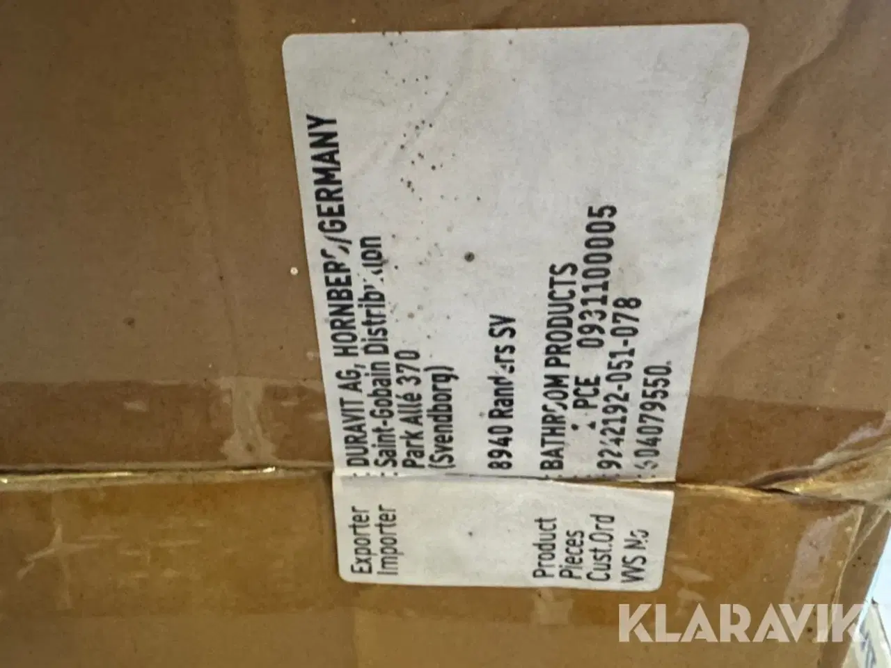 Billede 4 - Inventar til toilet Duravit 5 styks LOT