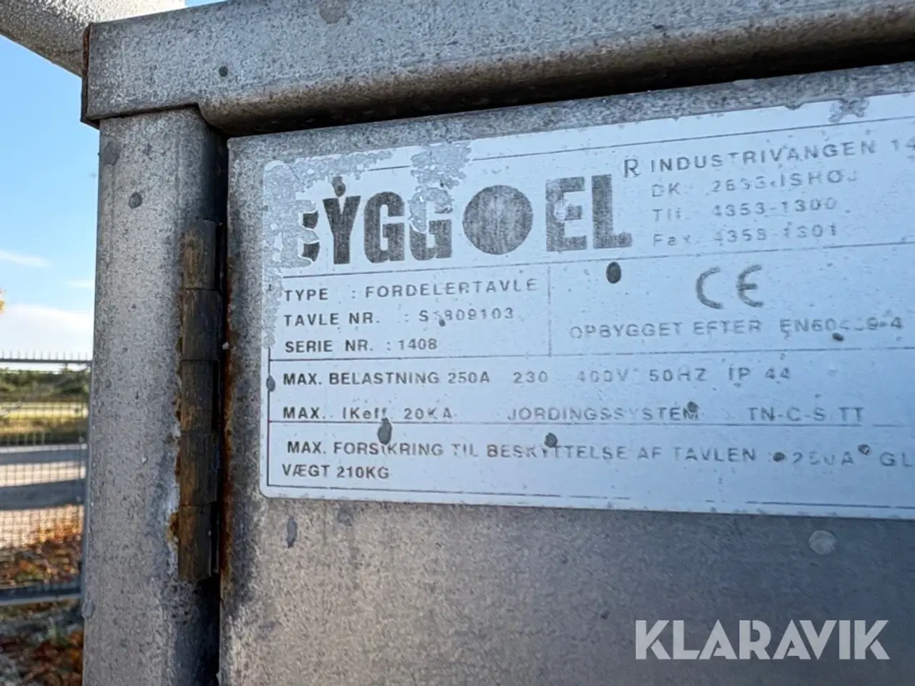 Billede 10 - Fordelertavle Bygg&El S1809103