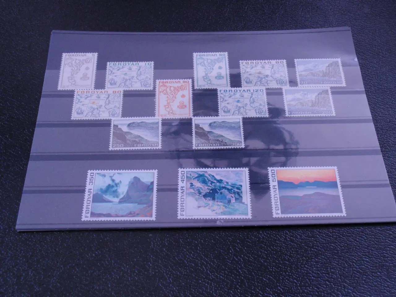 Billede 1 - Postfrisk Færøerne Afa 1-14. Planche medsendes.