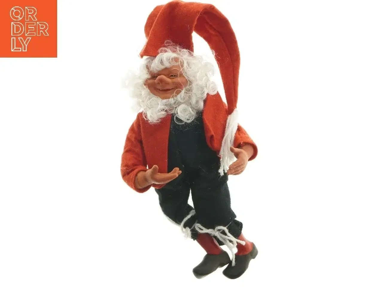 Billede 1 - Julefigur med rød dragt (str. 37 cm)