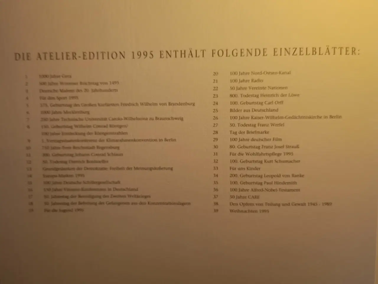 Billede 8 - Tyskland Atelier Edition