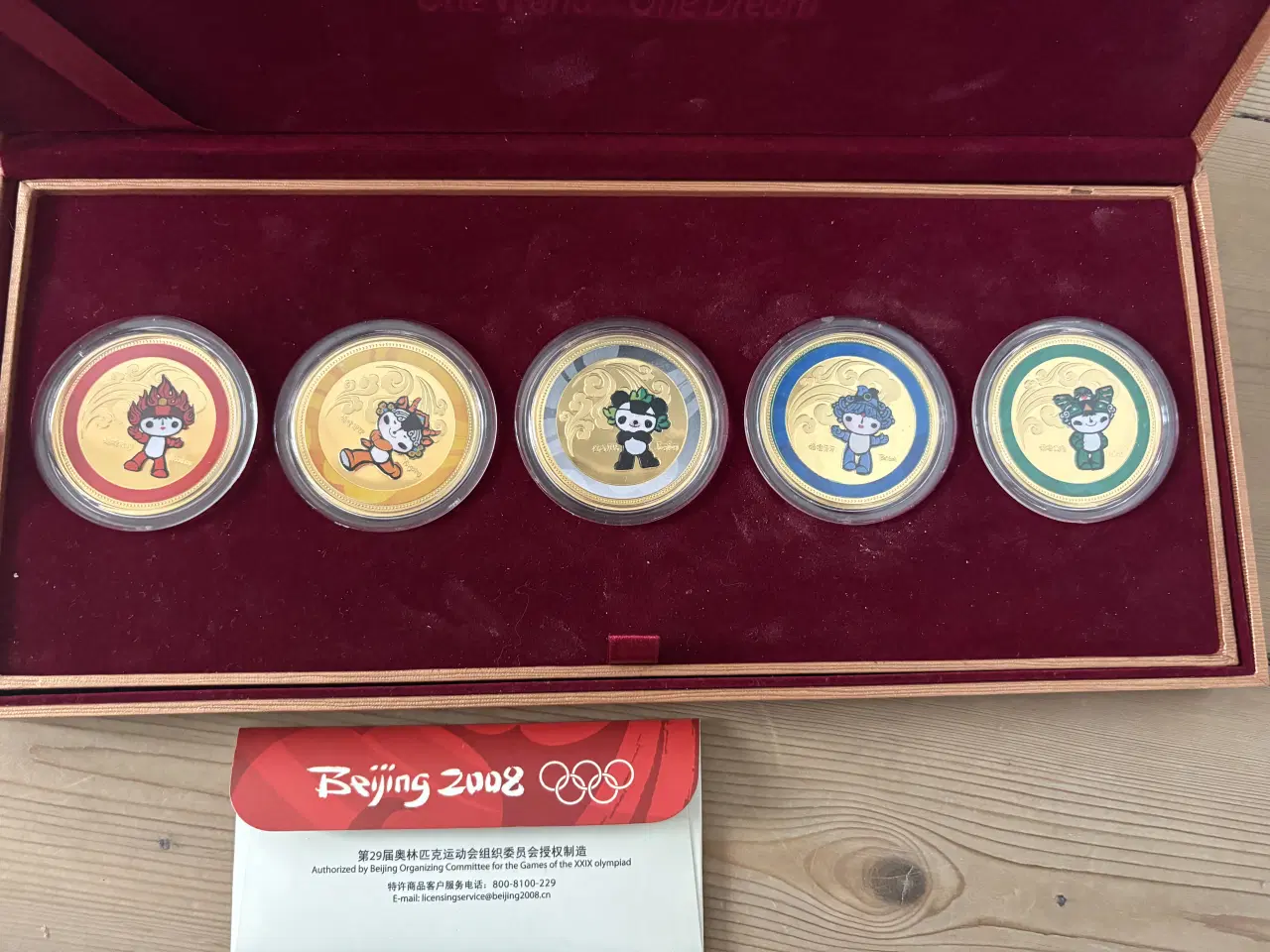 Billede 1 - Olympiske medaljer fra Beijing 2008