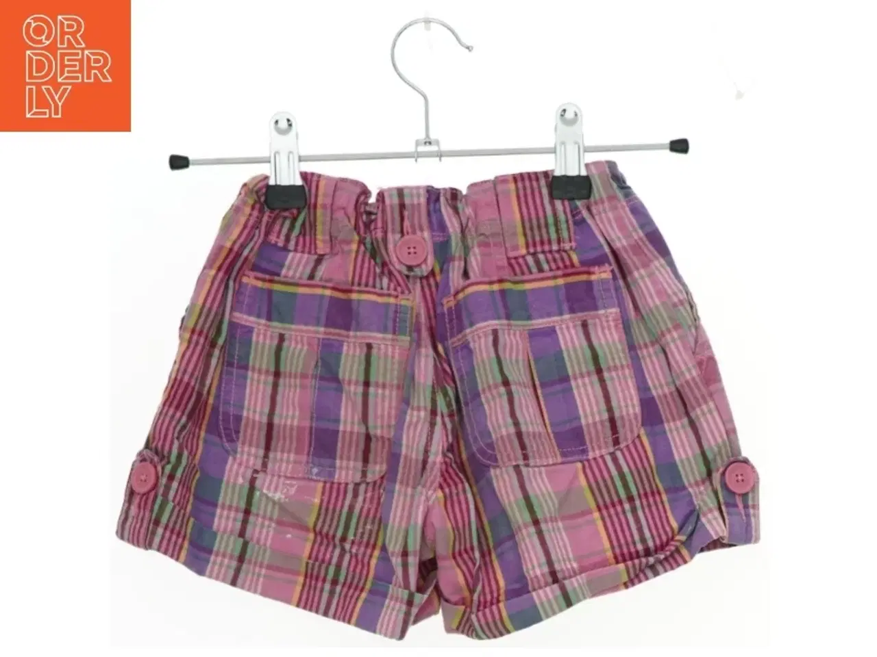 Billede 2 - Ternede shorts med pink detaljer fra GapKids (str. 128)
