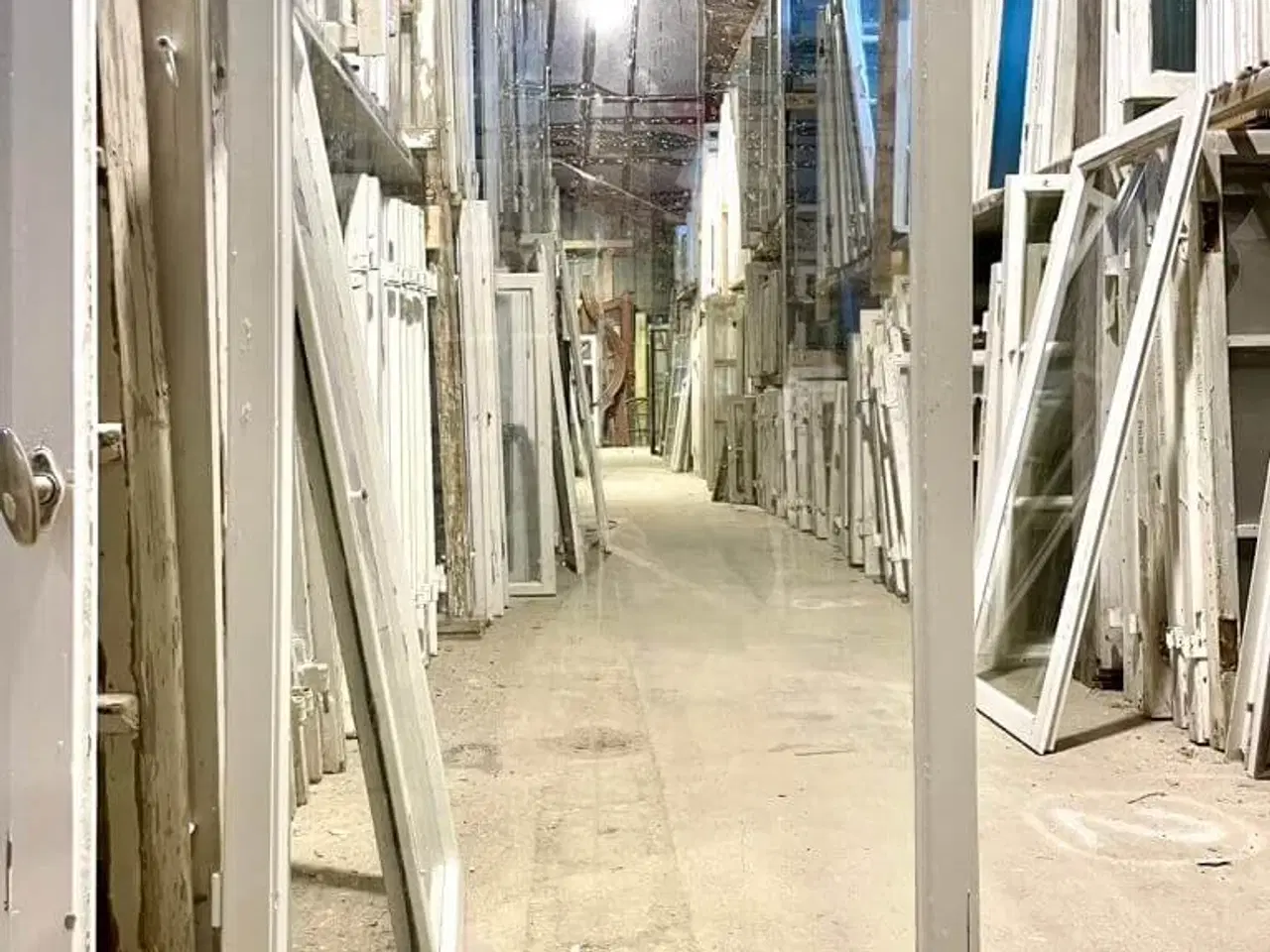 Billede 1 - Almindelig forsatsramme m. flot-glas (580 x 1134 mm)