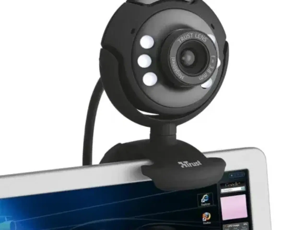 Billede 6 - 8 stk. trust webcam spotlight pro sort(ubrugt)