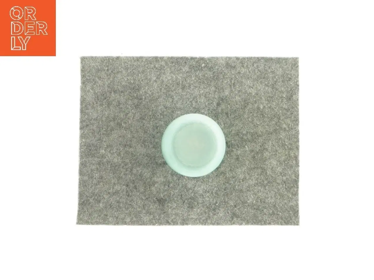 Billede 2 - vase i grønt farvet glas (str. HØ 9x6 cm)