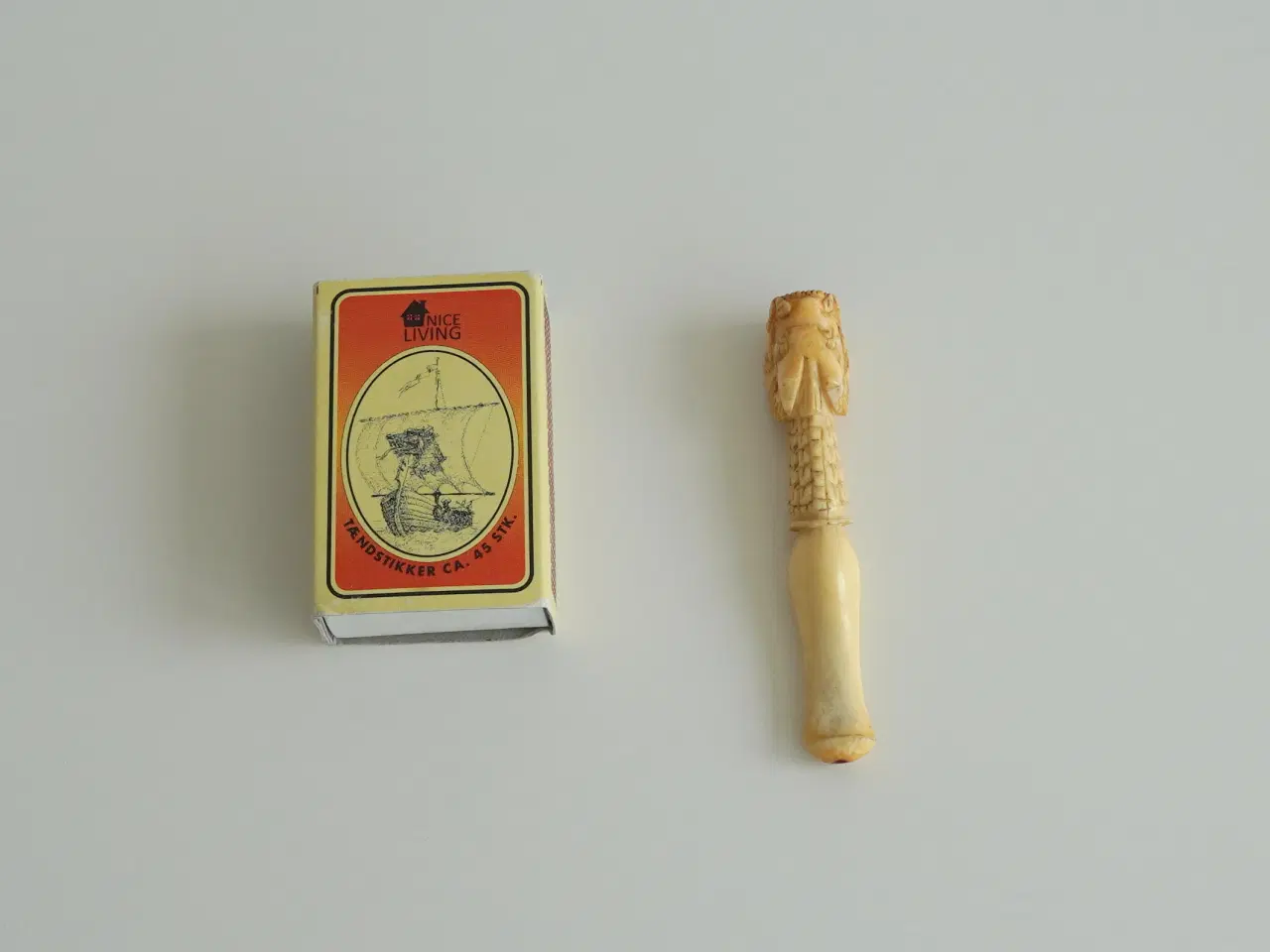 Billede 2 - Antik kinesisk cigaretholder / cigaretrør i ben