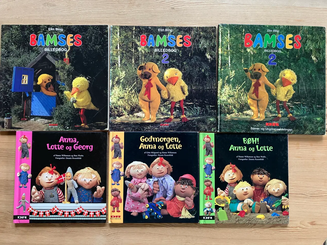 Billede 1 - Bamse og Kylling + Anna og Lotte + Glimmerbøger