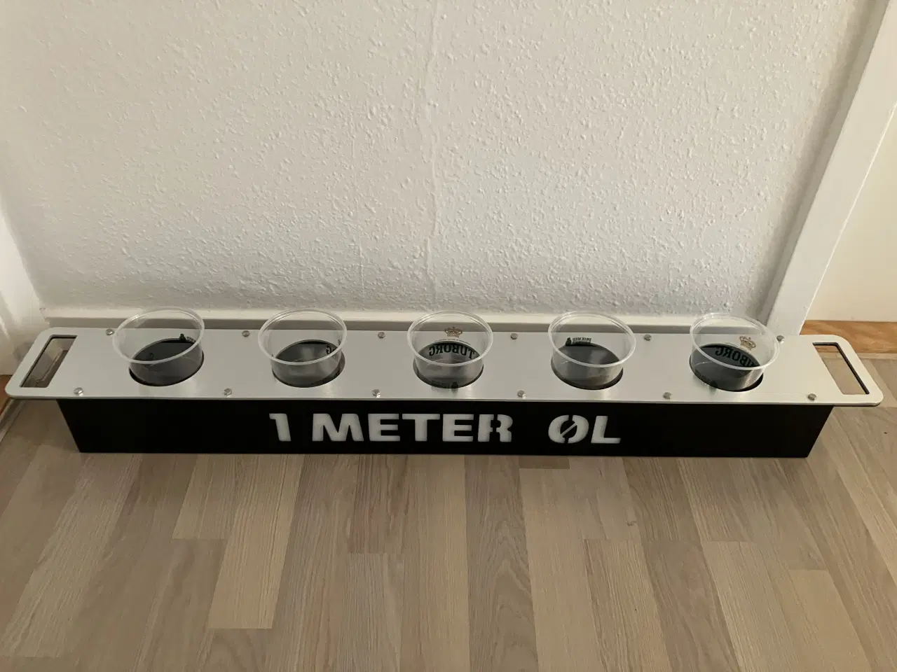 Billede 4 - Øl serverings bræt med led lys og håndtag.