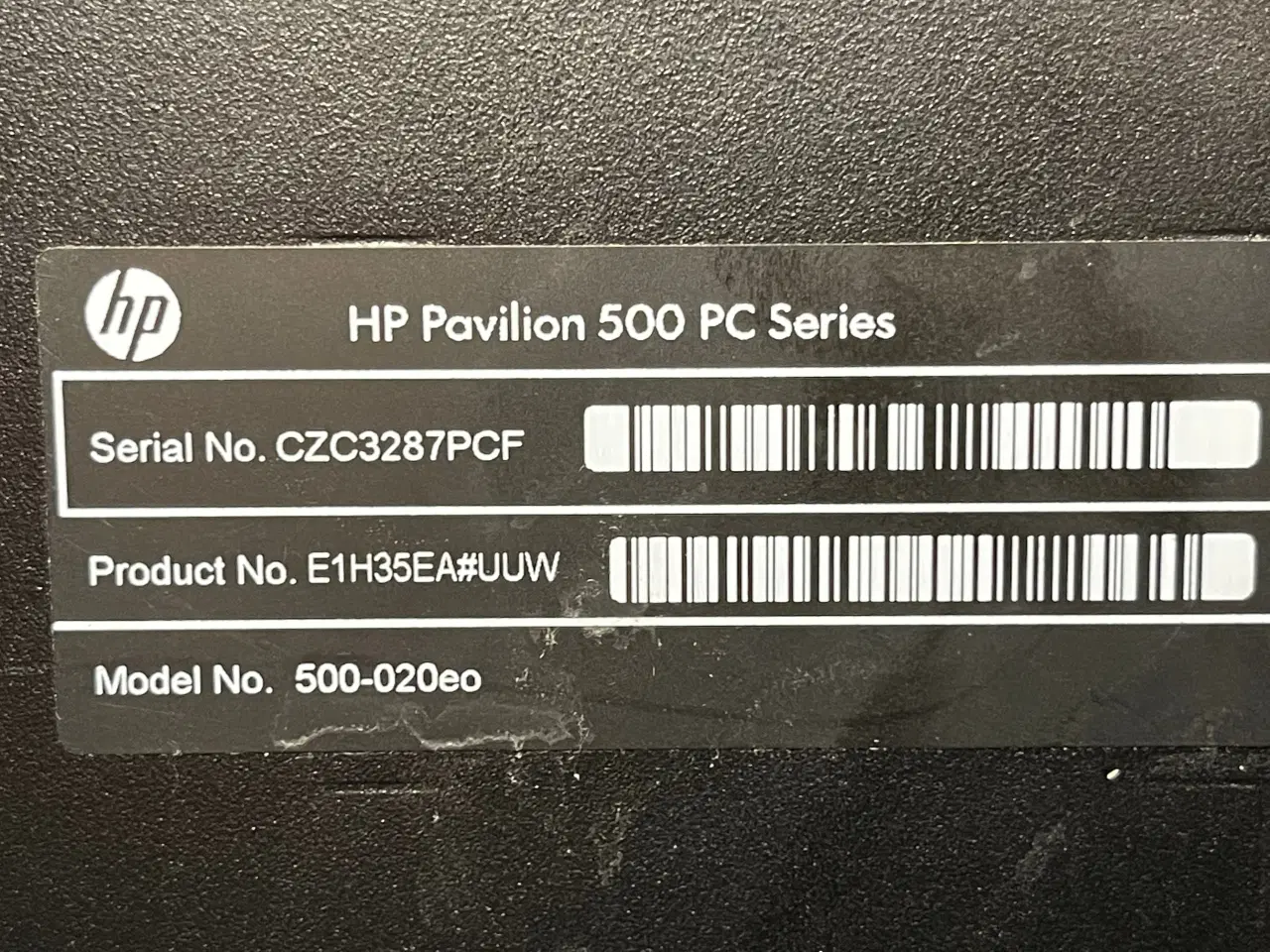 Billede 3 - Computer HP pavillion 500 series + skærm og tastat