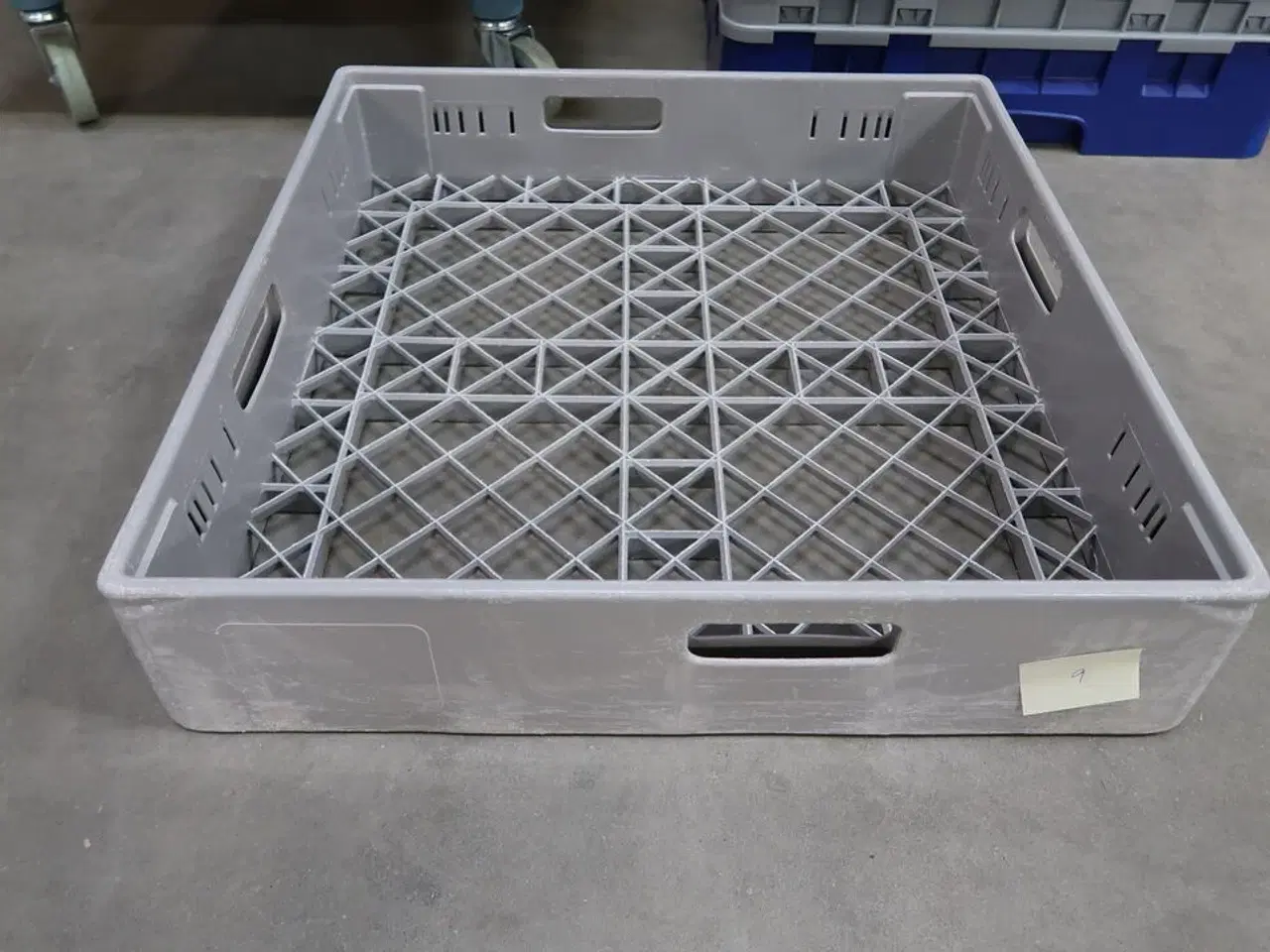 Billede 2 - Lav kurvevogn med 6 stk. opvaskebakker