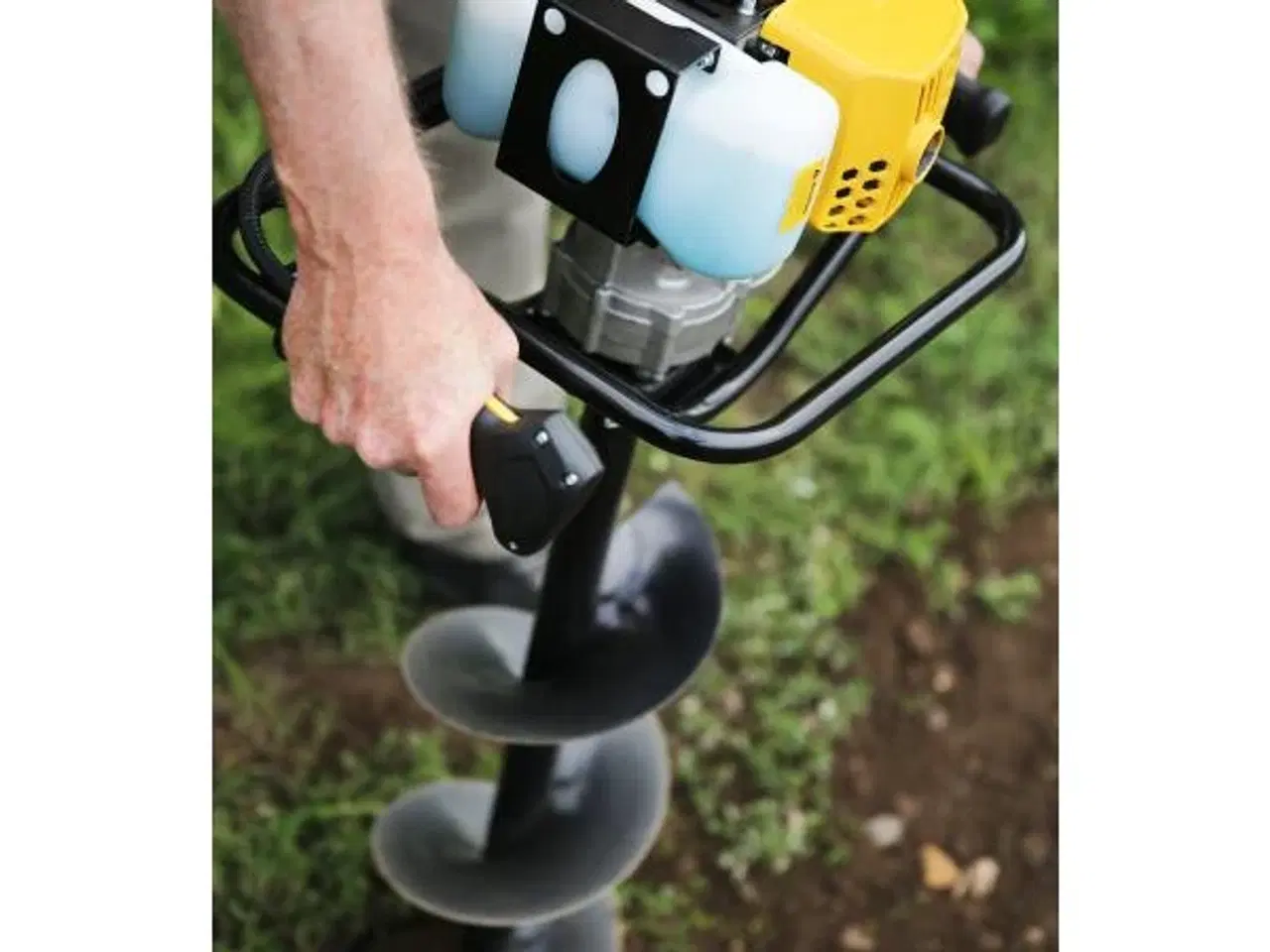 Billede 2 - Texas motoriseret pælebor udlejes