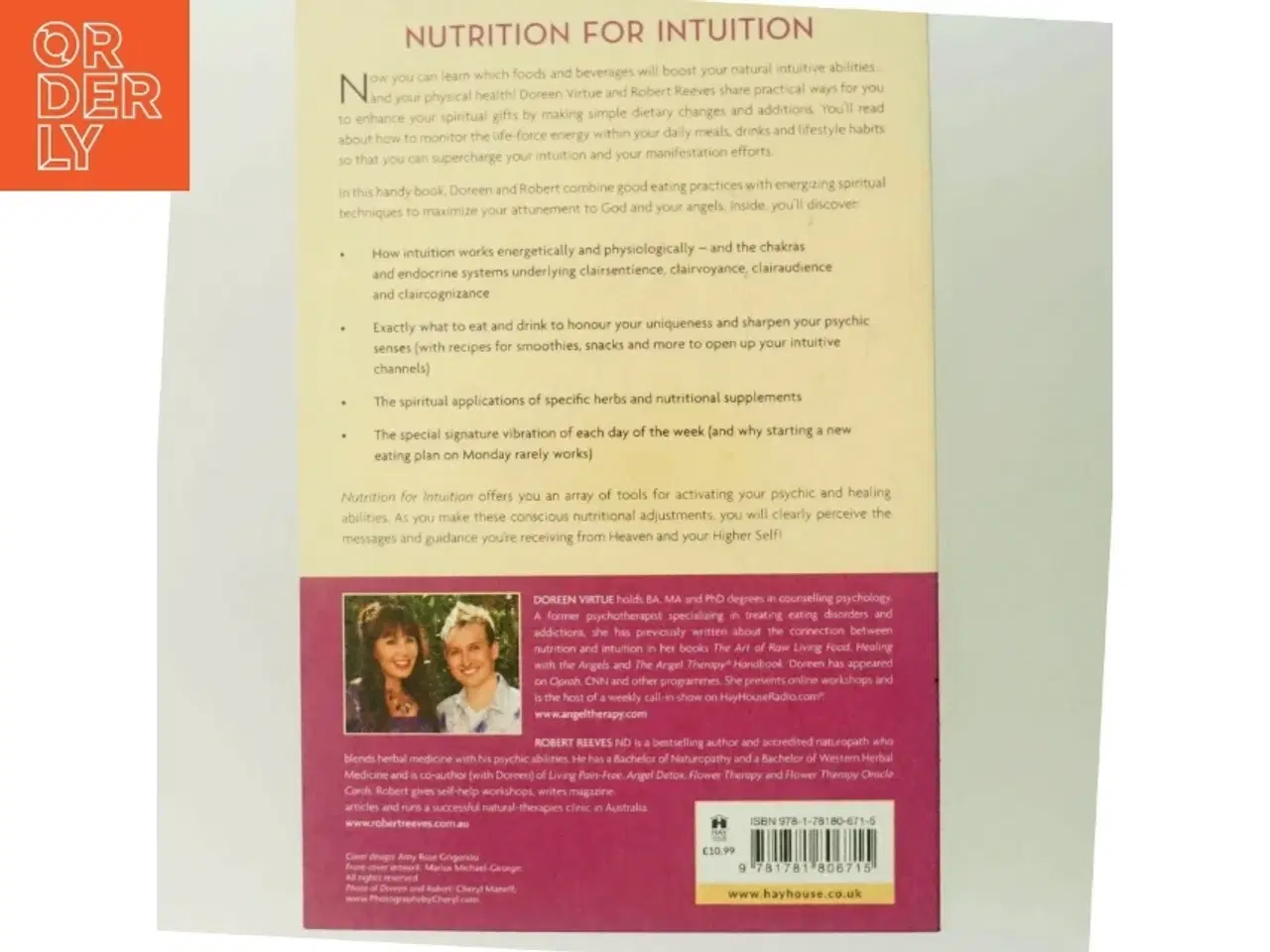 Billede 3 - Nutrition for Intuition af Doreen Virtue, Robert Reeves (Bog)