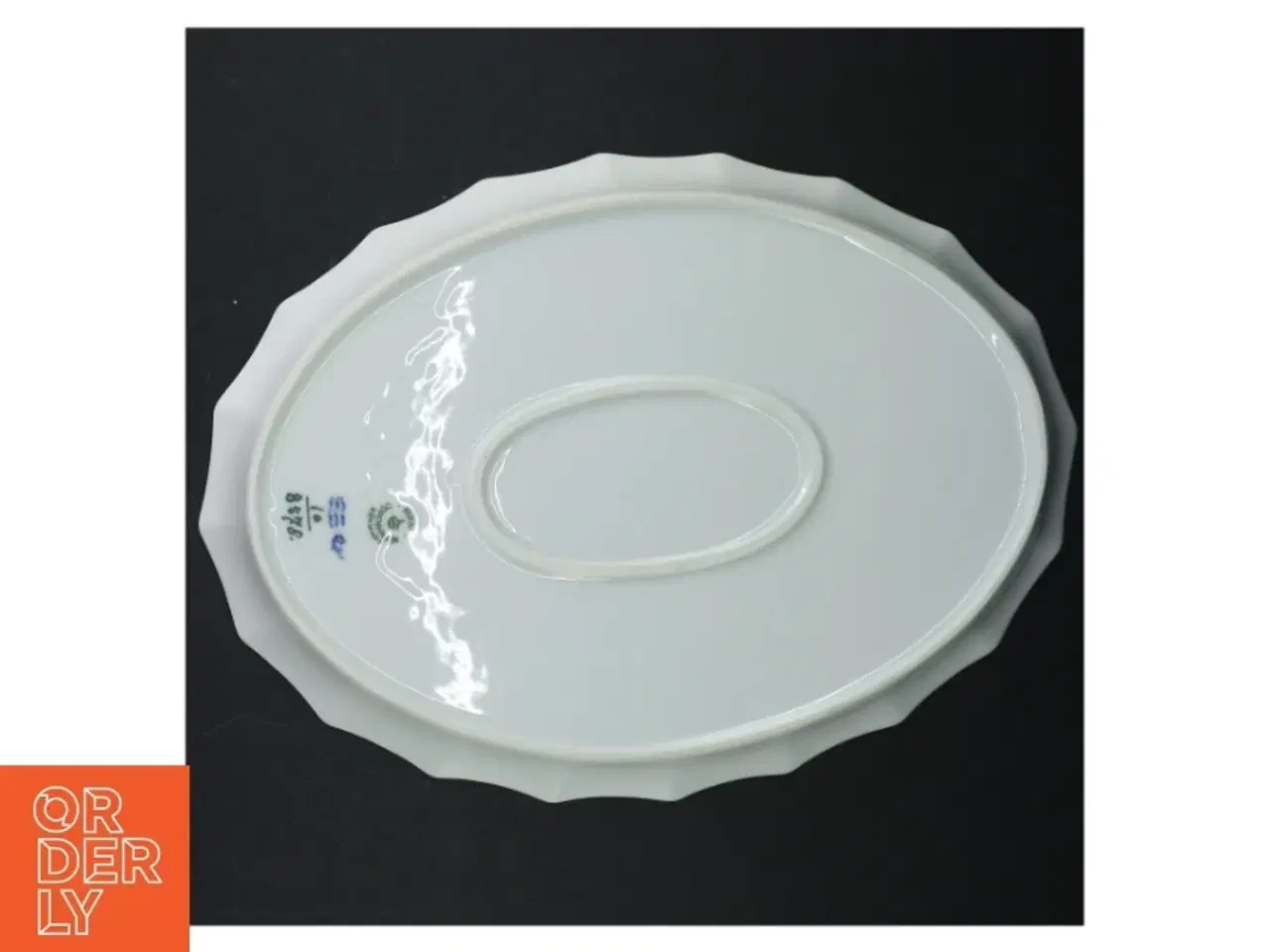 Billede 4 - Blå blomst porcelænsfad fra Royal Copenhagen (str. 29 x 21 cm)