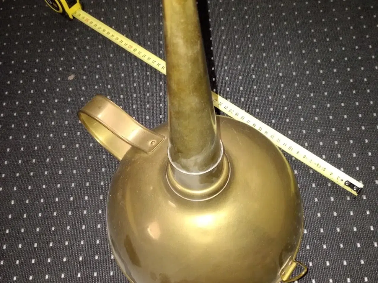 Billede 2 - Flot Stor Messing Tragt.