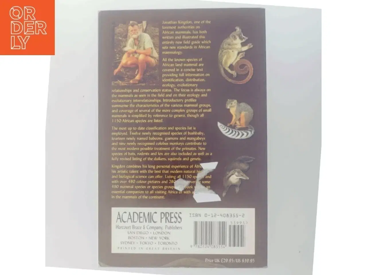 Billede 3 - The Kingdon field guide to African mammals af Jonathan Kingdon (Bog)