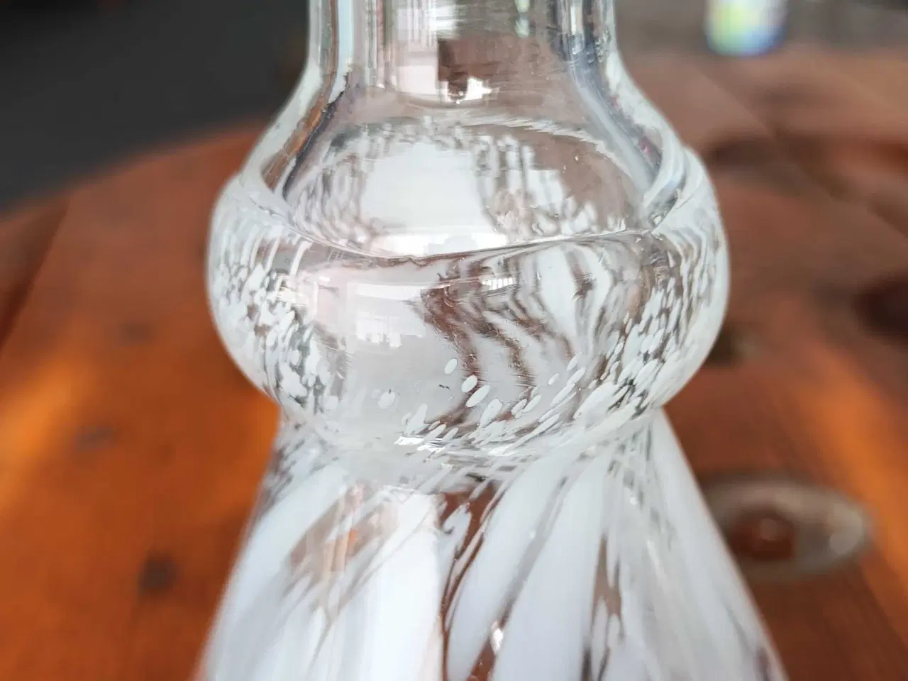 Billede 1 - Dansk glaspuster blomstervase 