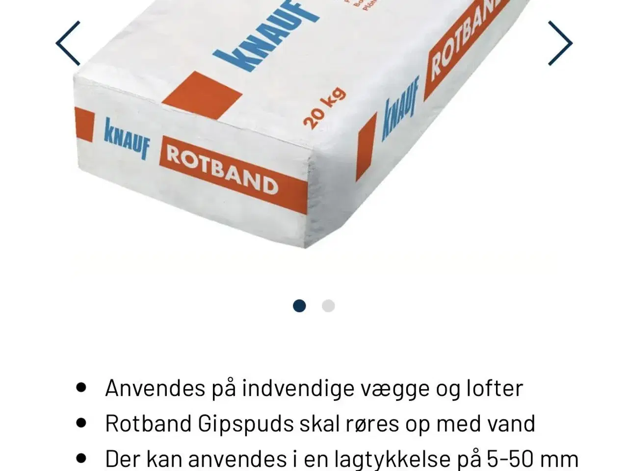 Billede 3 - Rotband/knauf gipspuds