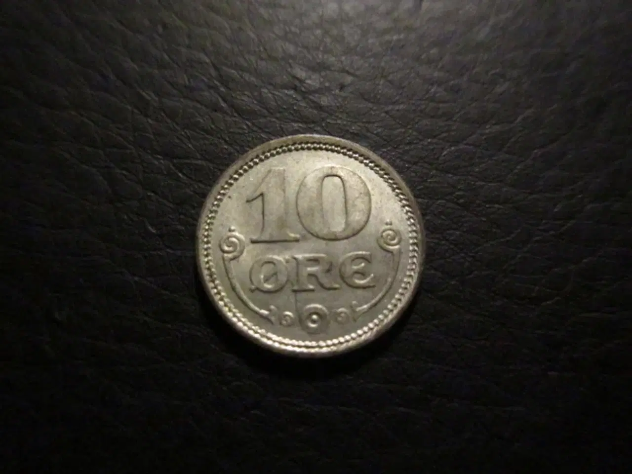 Billede 2 - 10 øre 1918 sølv unc