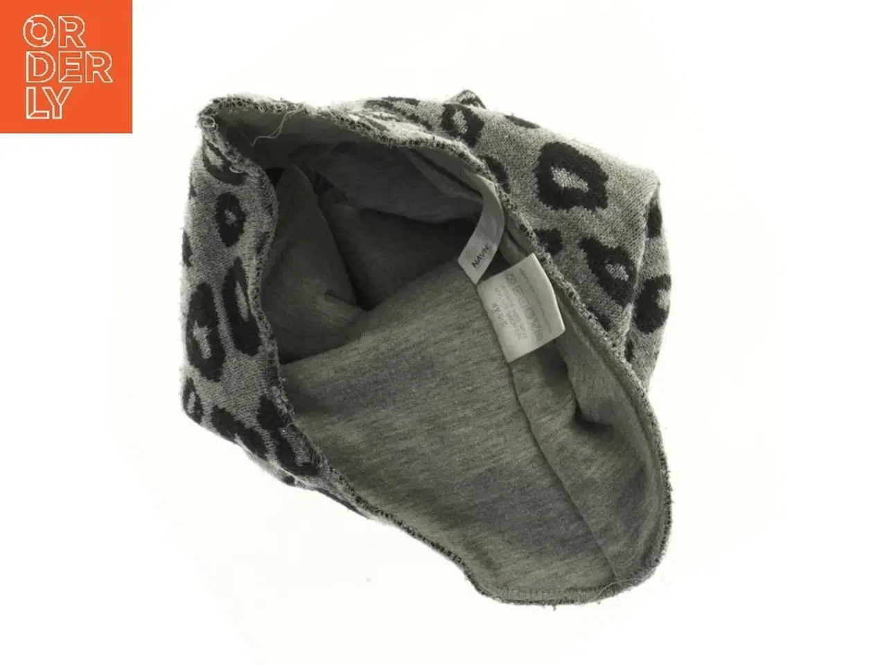 Billede 3 - Grå leopardmønstret elefanthue til børn (str. 110)