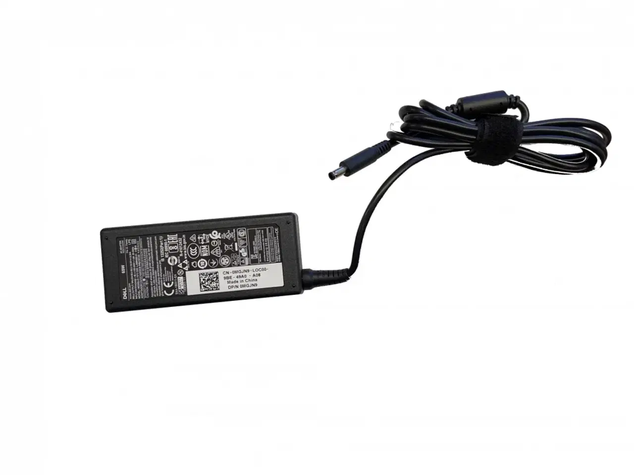 Billede 1 - Dell 65W 19.5V 3.34A strømforsyning med 4.5mm x 3.0mm with pin - Original