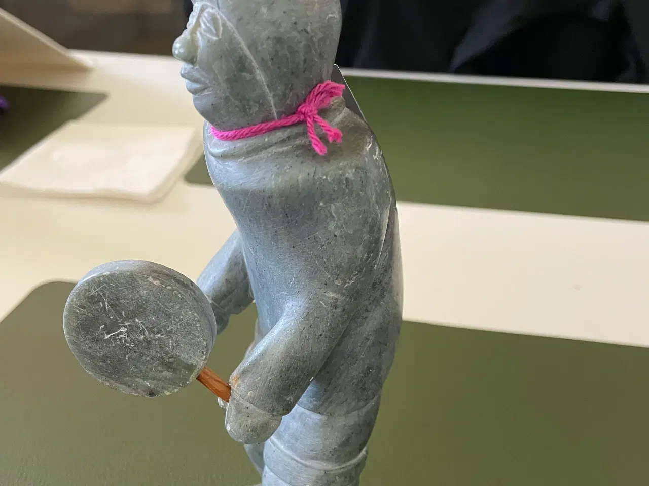 Billede 3 - Fedtstensfigur/ Grønland 